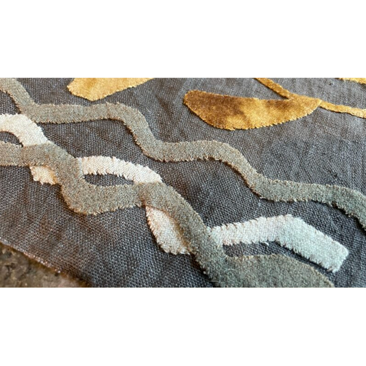 Blackberry Primitives ~ Rain Washed Wool Fabric Fat Quarter