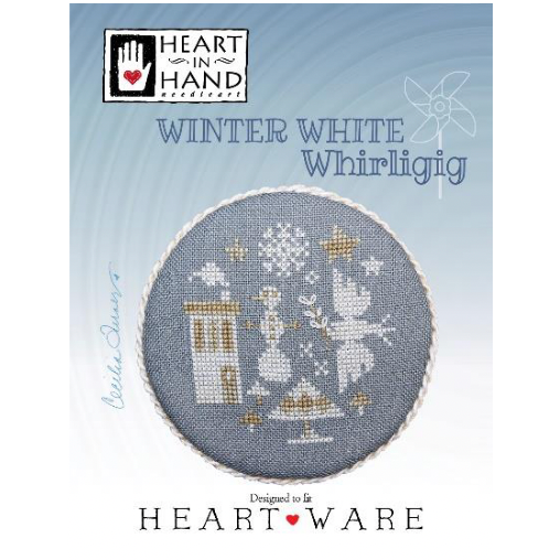Heart in Hand ~ Winter White Whirligig Pattern