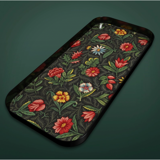 Miho Artisan Stitcher's Tray ~ Wild Flowers Rectangle