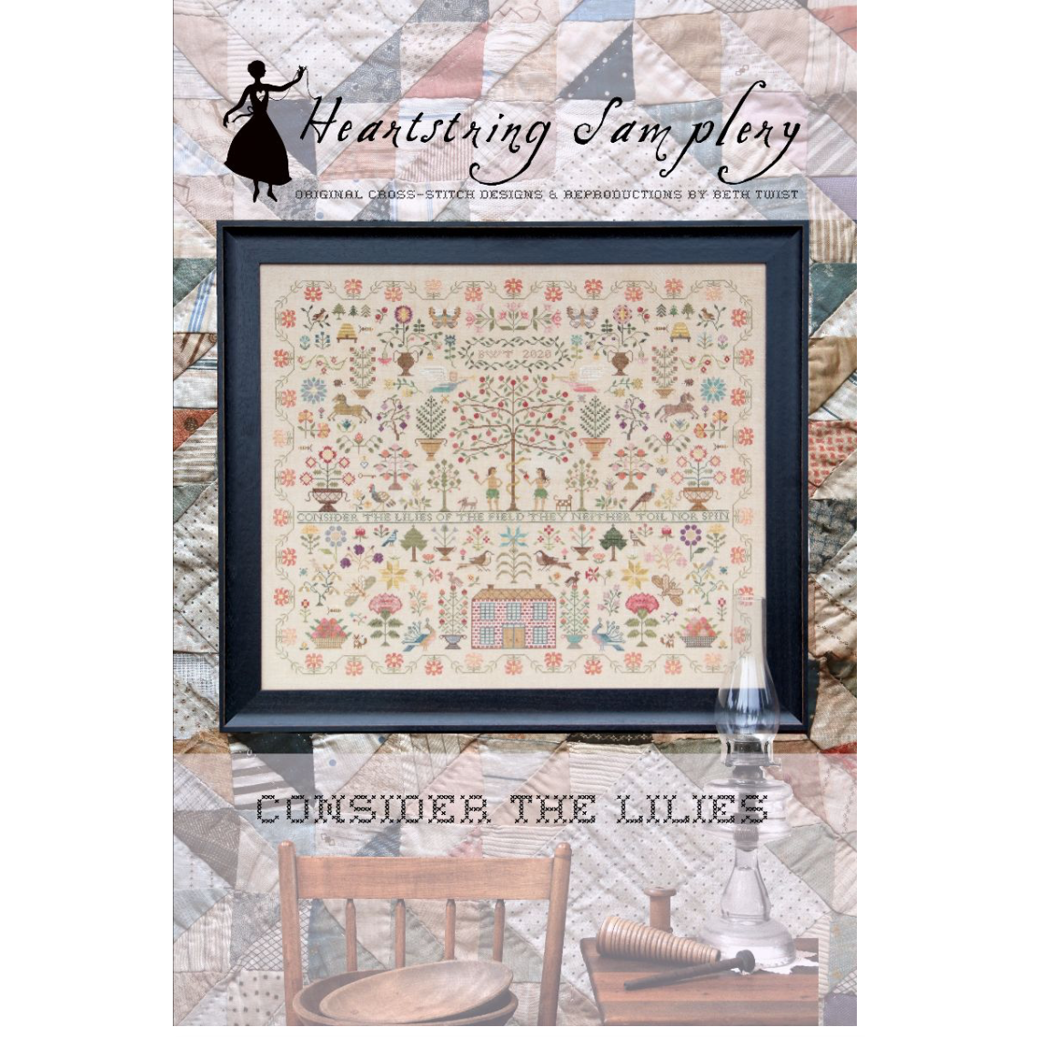 Heartstring Samplery ~ Consider the Lilies Sampler Pattern – Hobby House  Needleworks
