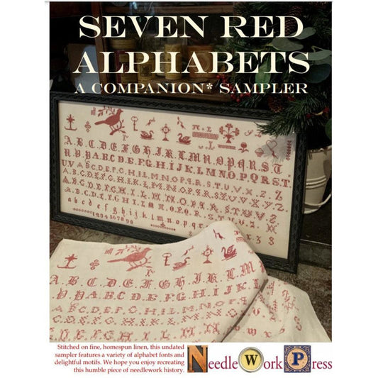 NeedleWorkPress ~ Seven Red Alphabets Pattern