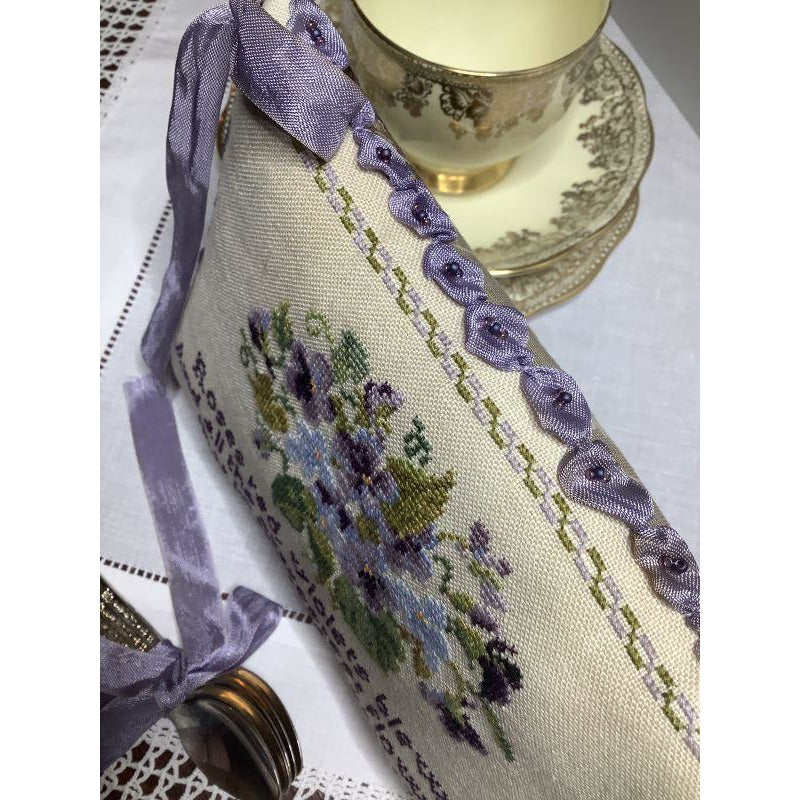 Hands Across The Sea ~ Little Gems Series - Spring Violets Pattern PDF