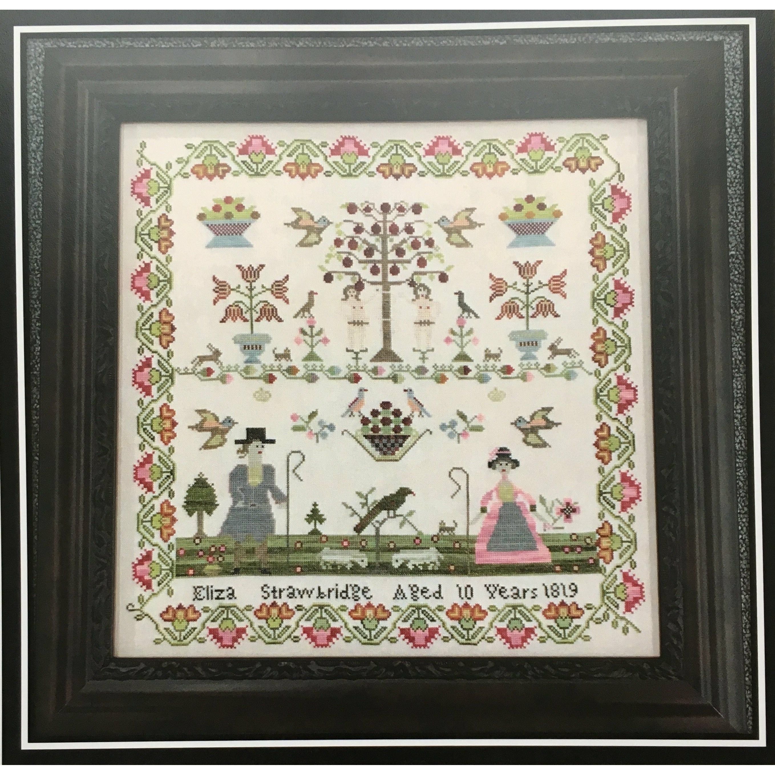 Eliza Strawbridge Reproduction Sampler Pattern – Hobby House