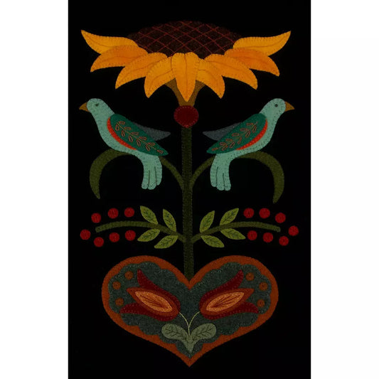 Jerome Thomas ~ Sunflower Queen Wool Applique Pattern