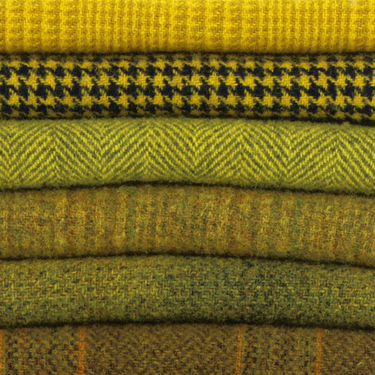 Sue Spargo Hand-Dyed Textural Wool Bundle ~ Sun Yellow
