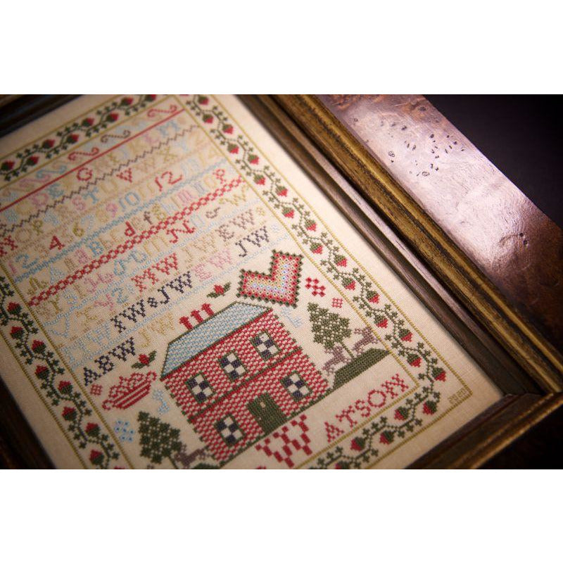 Hands Across The Sea ~ Little Gems Series - Jessie Watson 1816 Sampler Pattern PDF