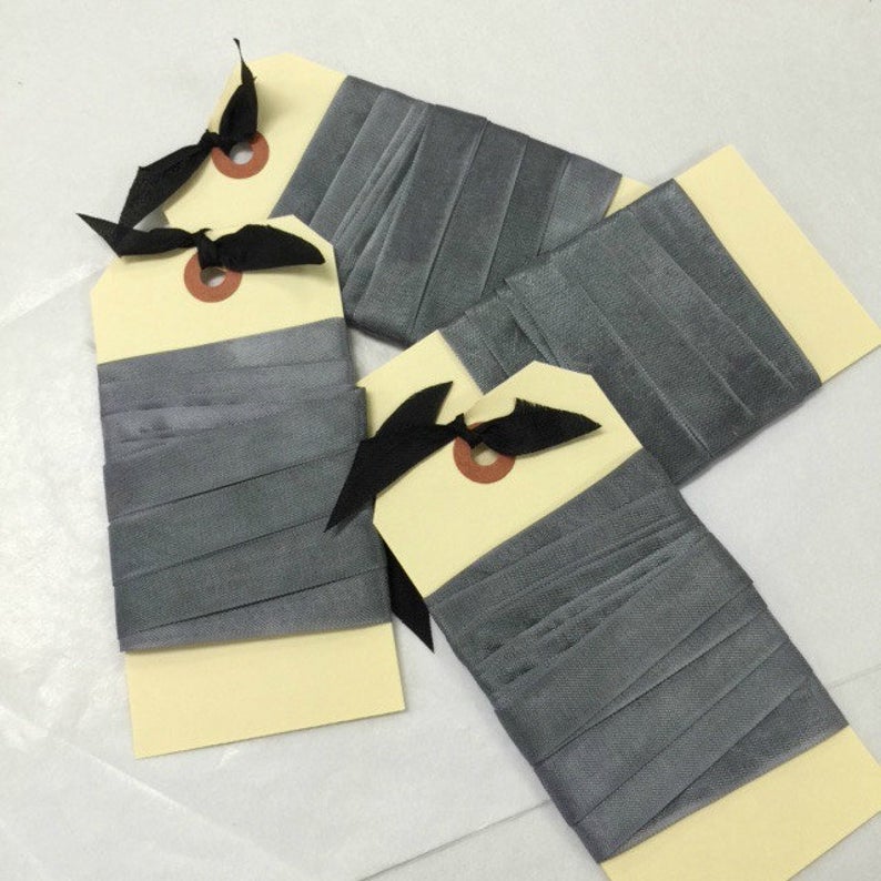 Lady Dot Creates ~ Rayon Ribbon - Black Pearl