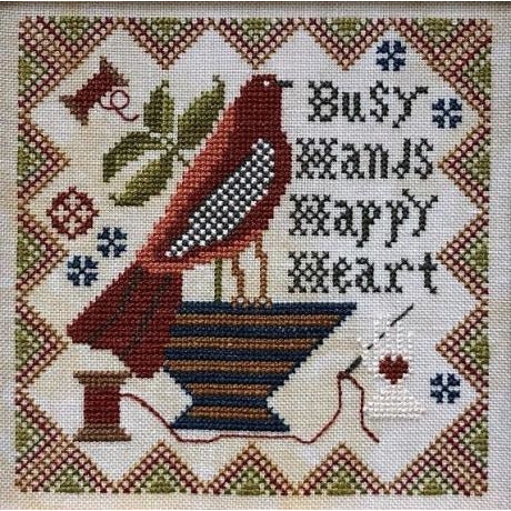 Busy Hands Happy Hearts - Counted Cross Stitch Kit - Dimensions