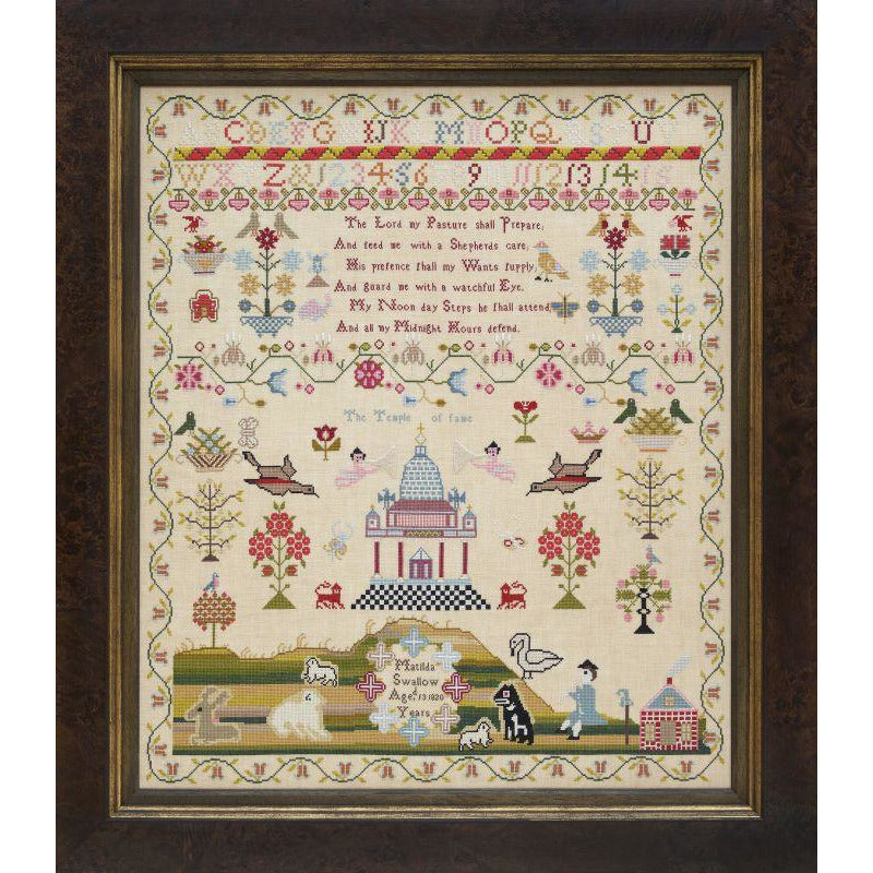 Hands Across The Sea ~ Matilda Swallow 1820 ~ The 2021 Queen of the May Sampler