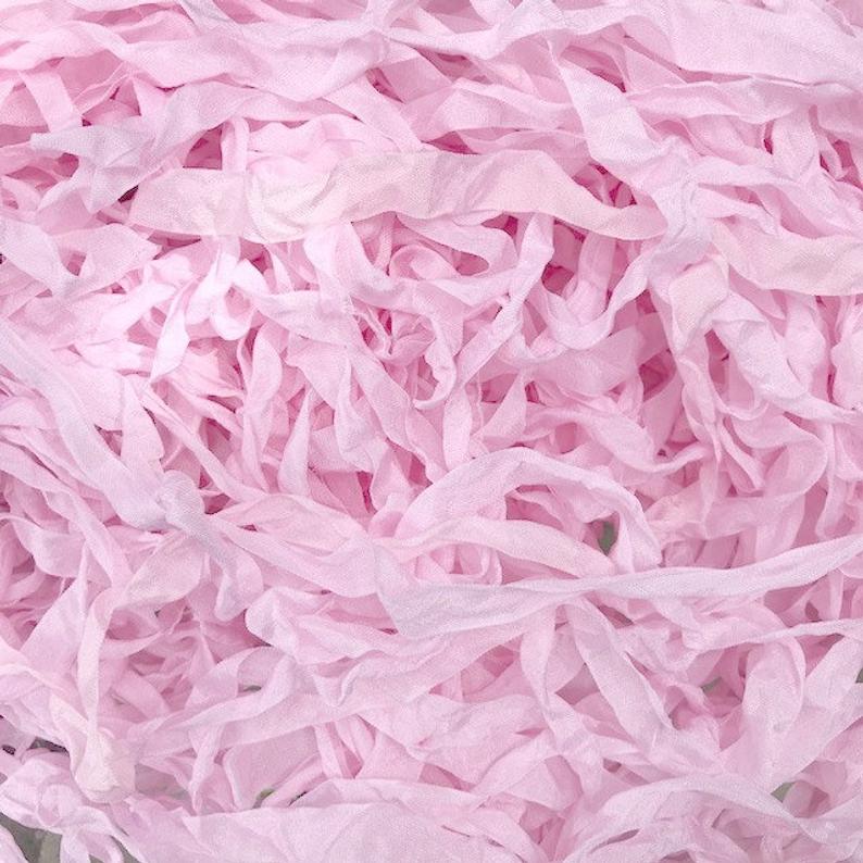 Lady Dot Creates ~ Rayon Ribbon - Cherry Blossom