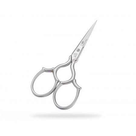 PREMAX SCISSORS CURVED SERRATED 3.75 MATTE CHROME