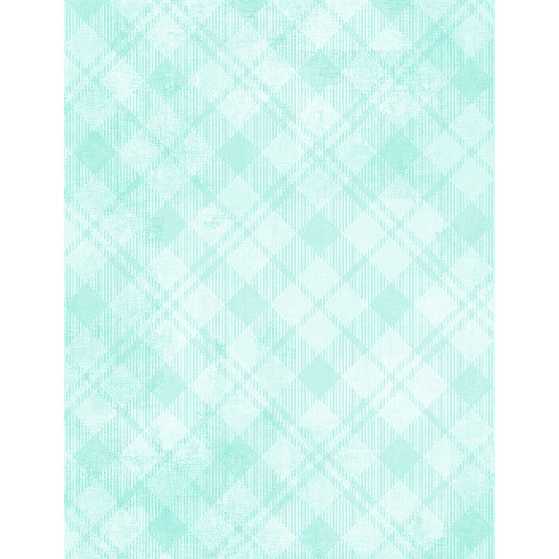 Essentials Dry Brush ~ Plaid ~ 89291 740 Pale Aqua