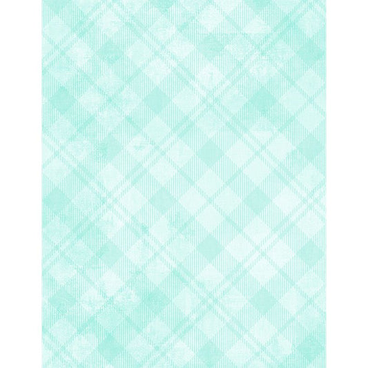 Essentials Dry Brush ~ Plaid ~ 89291 740 Pale Aqua