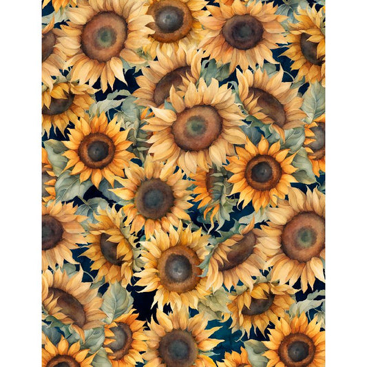 Sunkissed ~ Packed Sunflowers ~ 1665-33916-425 Yellow
