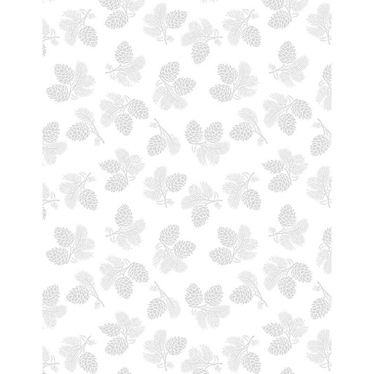 Stocking Stuffers 2 ~ Pinecones ~ ﻿﻿39166 100 White on White