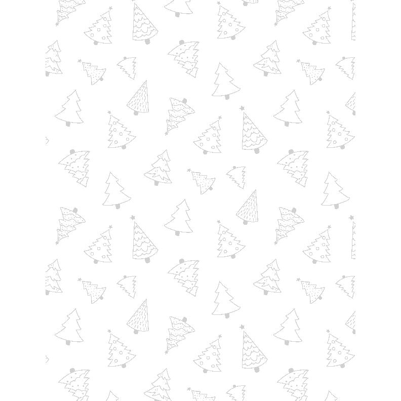 Stocking Stuffers 2 ~ Trees ~ ﻿﻿39187 100 White on White