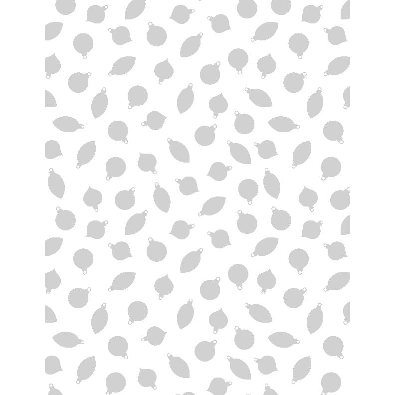 Stocking Stuffers 2 ~ Ornaments ~ ﻿﻿39190 100 White on White