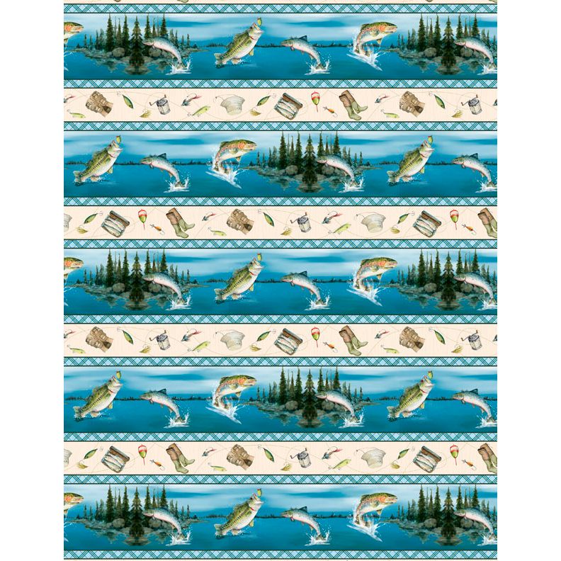 Reeled In ~ Repeating Stripe ~ ﻿﻿21769 427 Multi