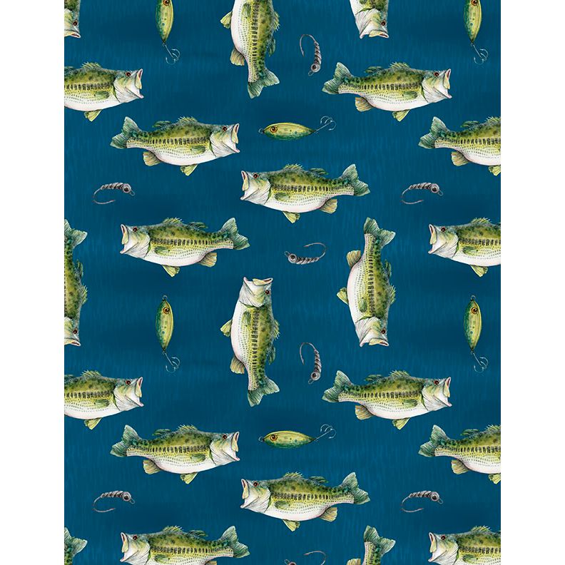 Reeled In ~ Directional Fish Toss ~ ﻿﻿21772 471 Blue