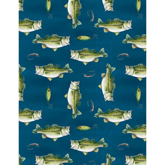 Reeled In ~ Directional Fish Toss ~ ﻿﻿21772 471 Blue