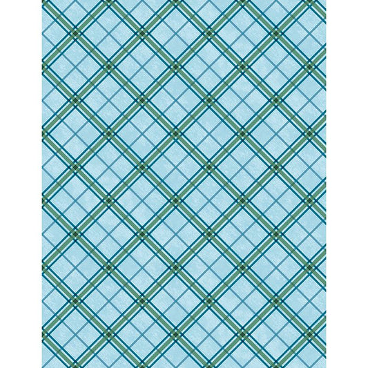 Reeled In ~ Plaid ~ ﻿﻿21775 447 Light Blue