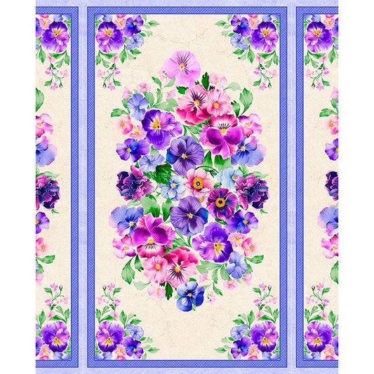 Pansy Fields ~ Panel ~ 28660 267 Multi