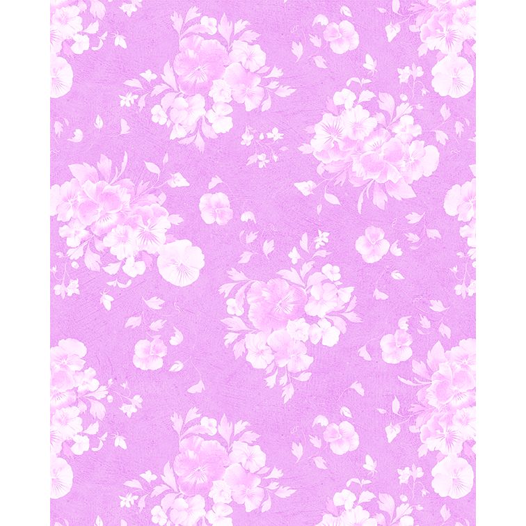 Pansy Fields ~ Floral Silhouettes ~ 28666 313 Fuchsia