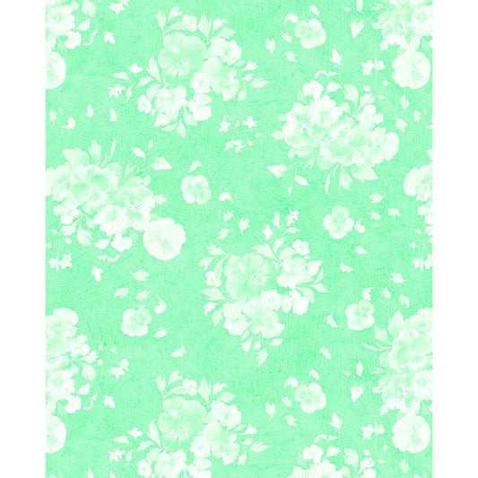 Pansy Fields ~ Floral Silhouettes ~ 28666 717 Green