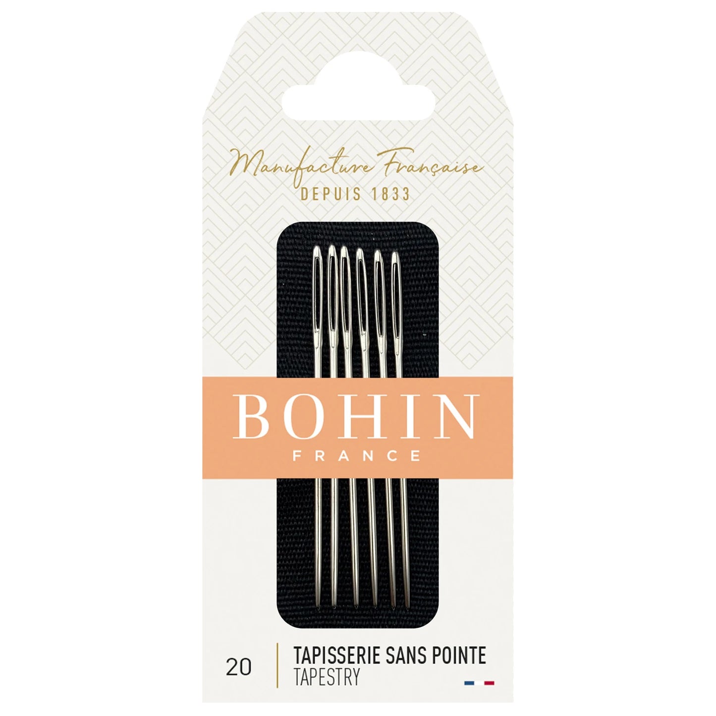 Bohin Tapestry Round Tip Size 20 Needles