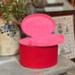 WinterBury Red Large Leather Needlework Case