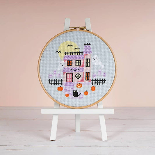 Happy Haunting - Halloween-Themed Cross Stitch Kit