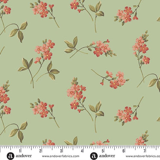 Farmer's Daughter ~ Cornflower ~ A-10092-G Garden Green