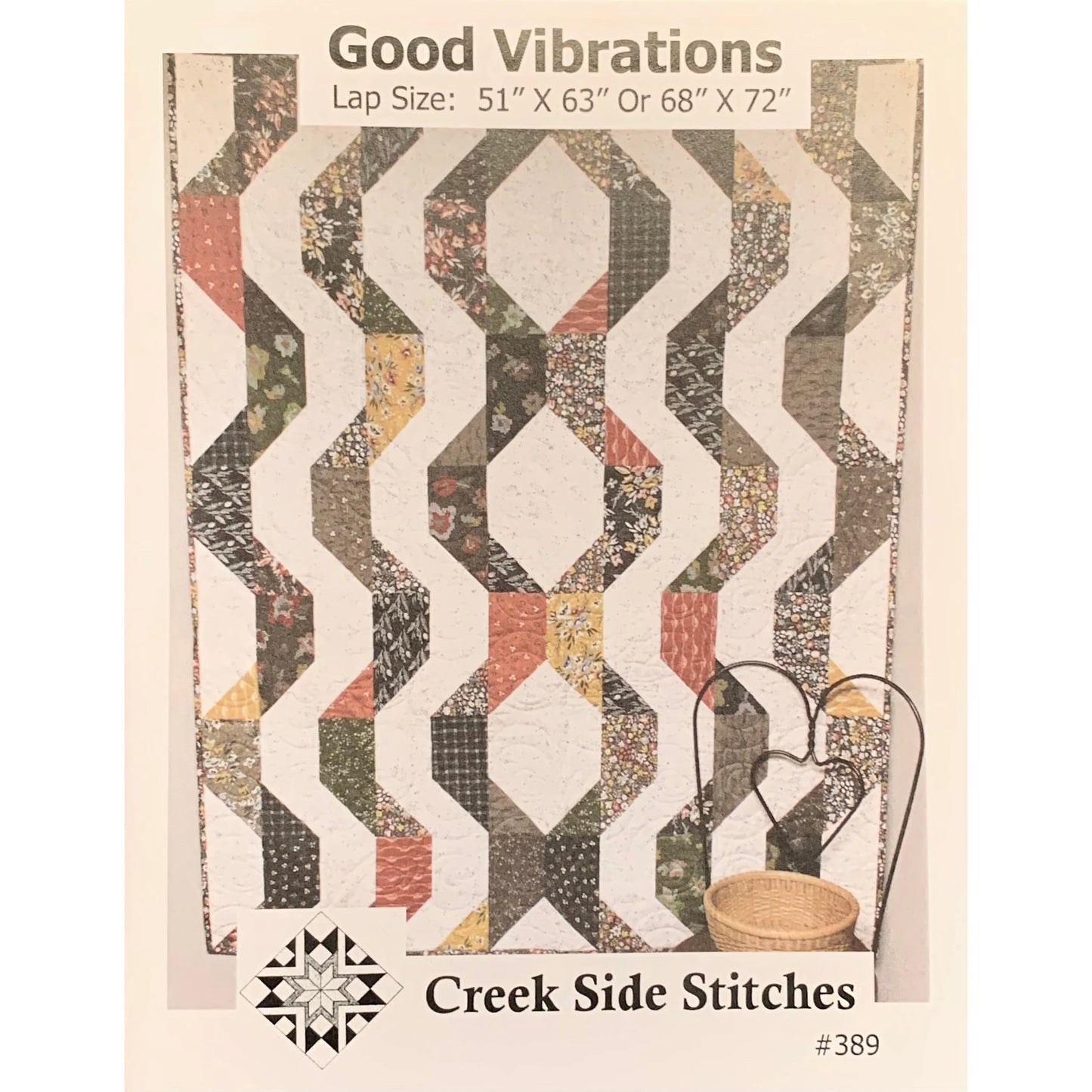 Creek Side Stitches ~ Good Vibrations Quilt Pattern