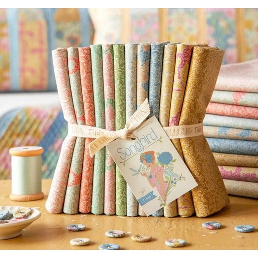Tilda ~ Songbird Blenders ~ Fat Quarter Bundle 12 pcs