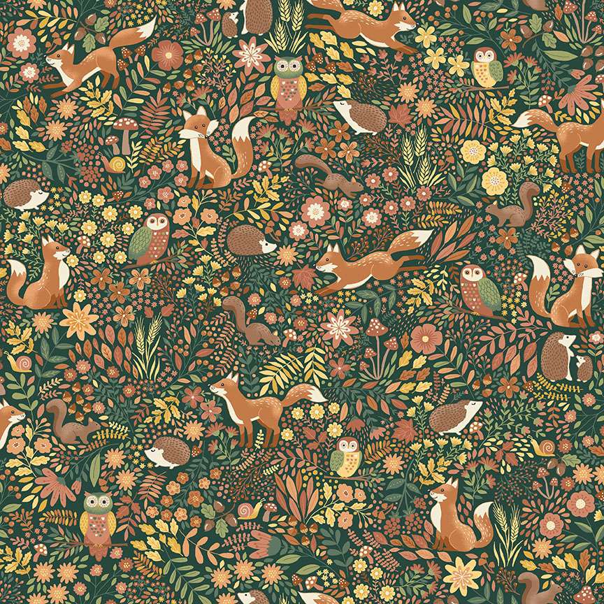 Hello Autumn ~ Wild Wood ~ MU-096-G Green