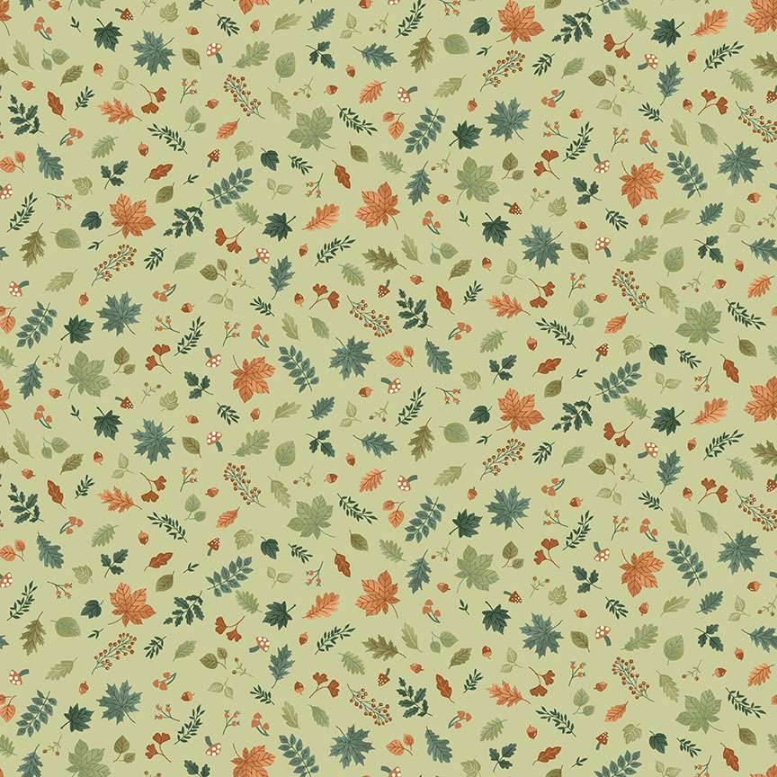 Hello Autumn ~ Foliage ~ MU-097-G Green