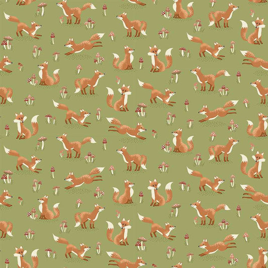 Hello Autumn ~ Foxtales ~ MU-098-G Green