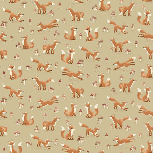 Hello Autumn ~ Foxtales ~ MU-098-Q Cream