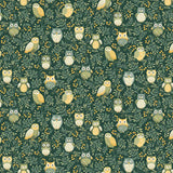 Hello Autumn ~ Twilight Owls ~ MU-099-G Green