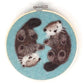 The Crafty Kit Company | Otters in a Hoop Needle Felting Kit