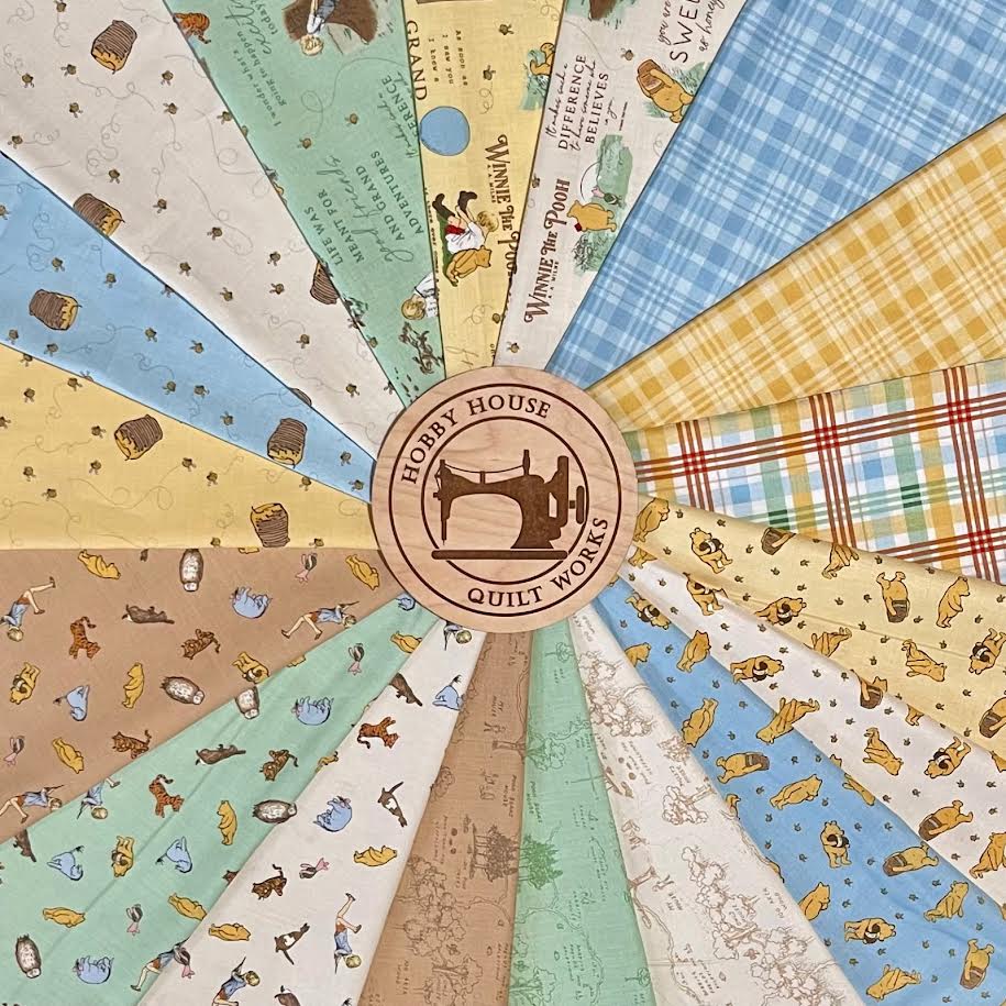 Winnie the Pooh ~ Fat Quarter Bundle 18pcs