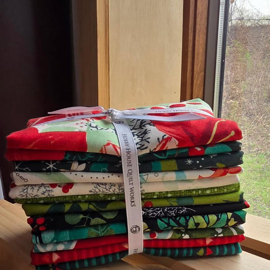 Winterly ~ Fat Quarter Bundle ~ 12 pcs