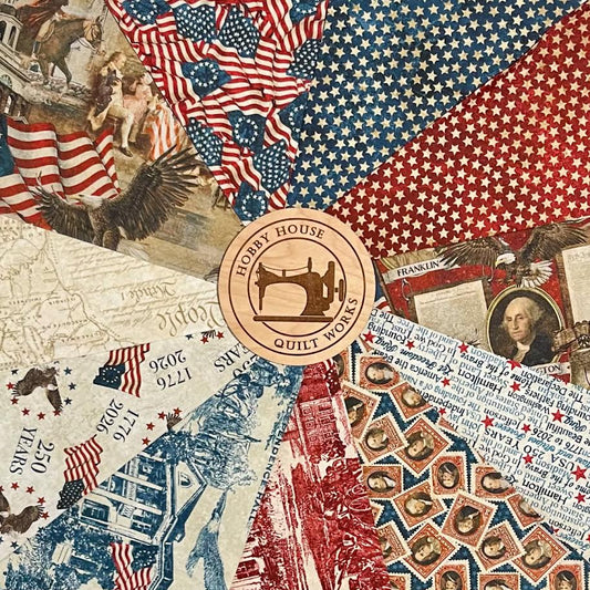 America 250 ~ Fat Quarter Bundle 11pcs