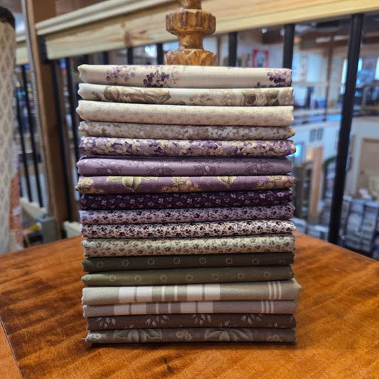 Lavender & Lace ~ Fat Quarter Bundle ~ 17 pcs