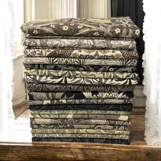 Ebony Suite ~ Fat Quarter Bundle 18 pcs