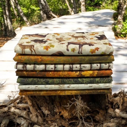 Naturescapes Wilderness ~ Fat Quarter Bundle ~ 7 pcs