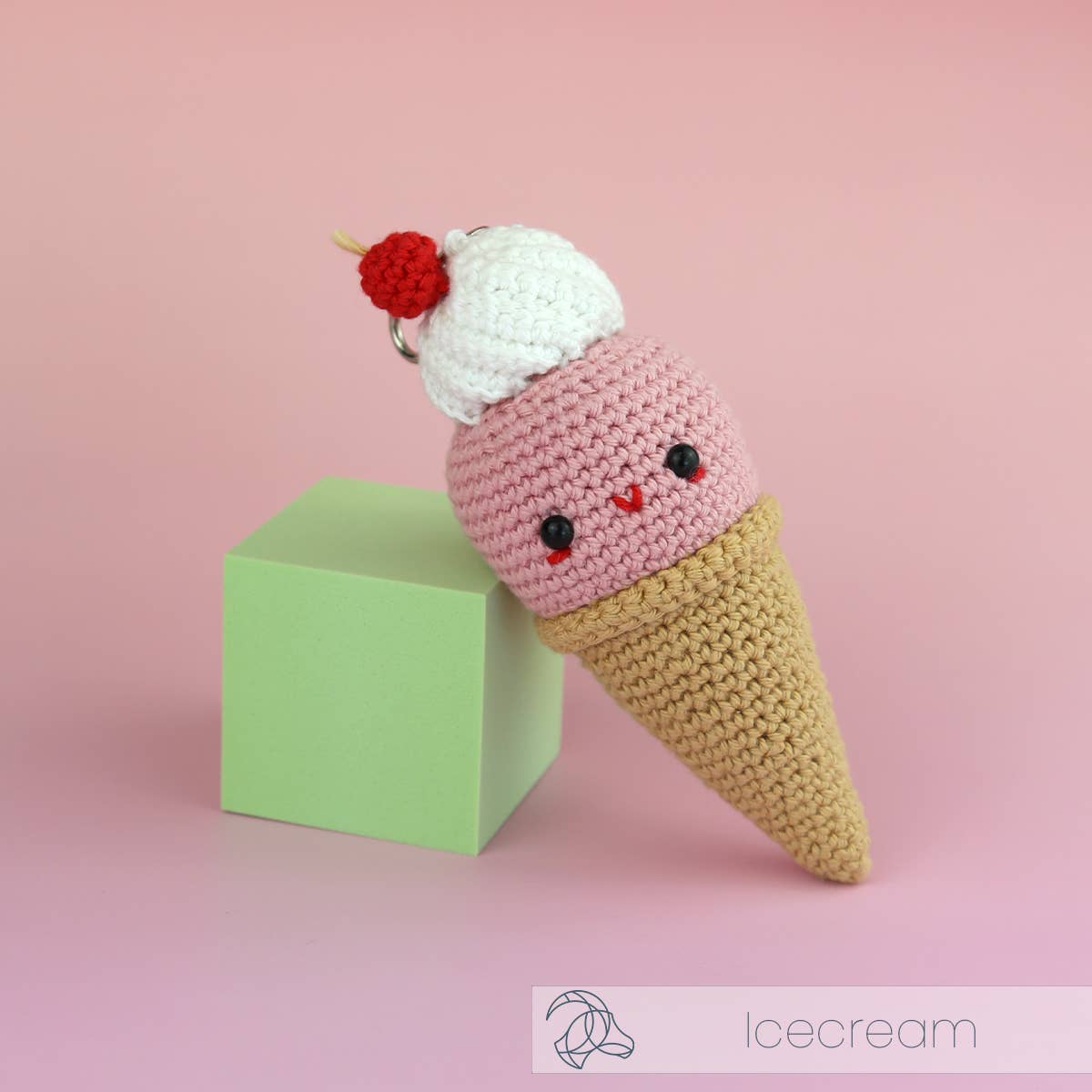 Hardicraft | Crochet Kit - Ice Cream Bag Charm