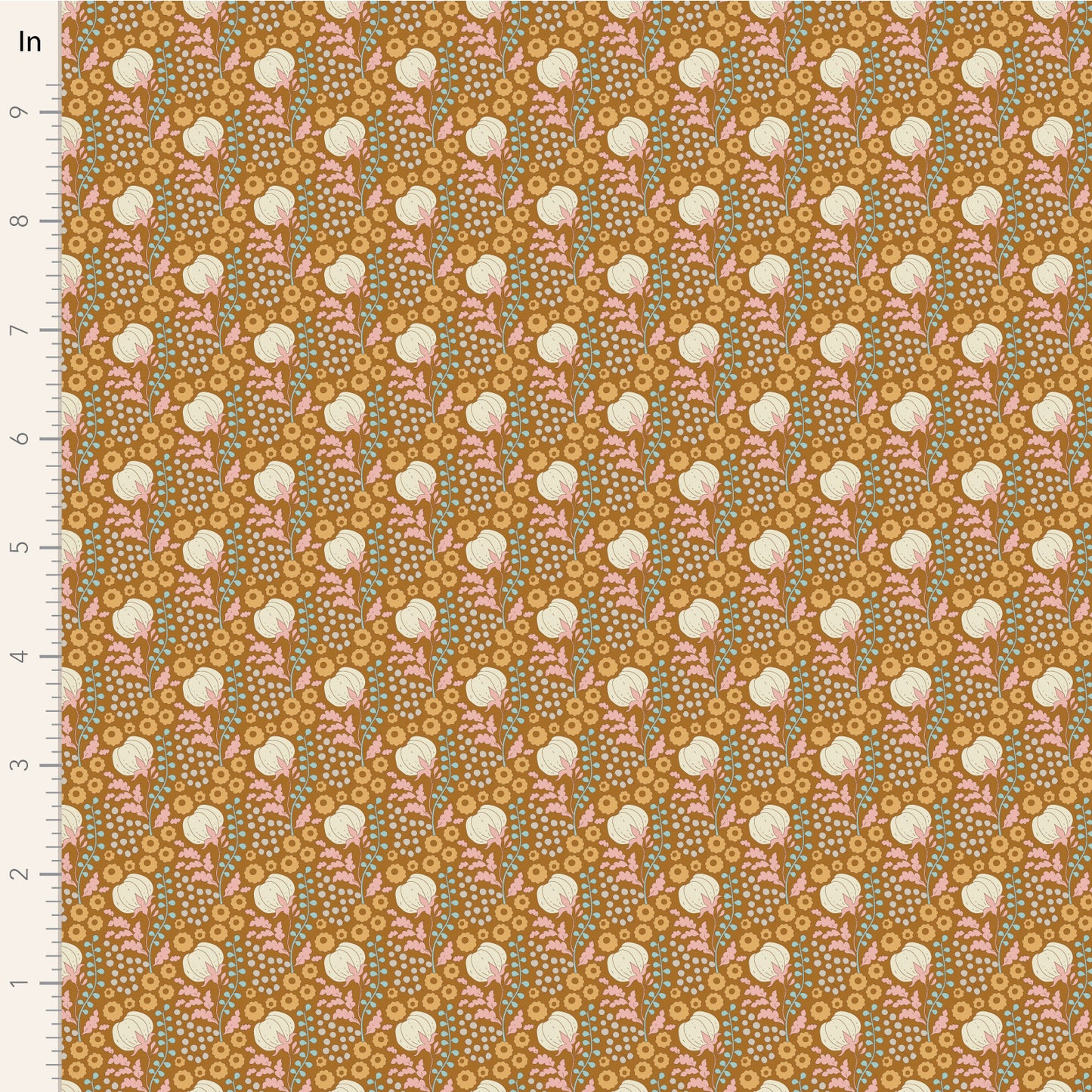 Tilda Sanctuary ~ TIL100569 ~ Cotton Field ~ Ochre