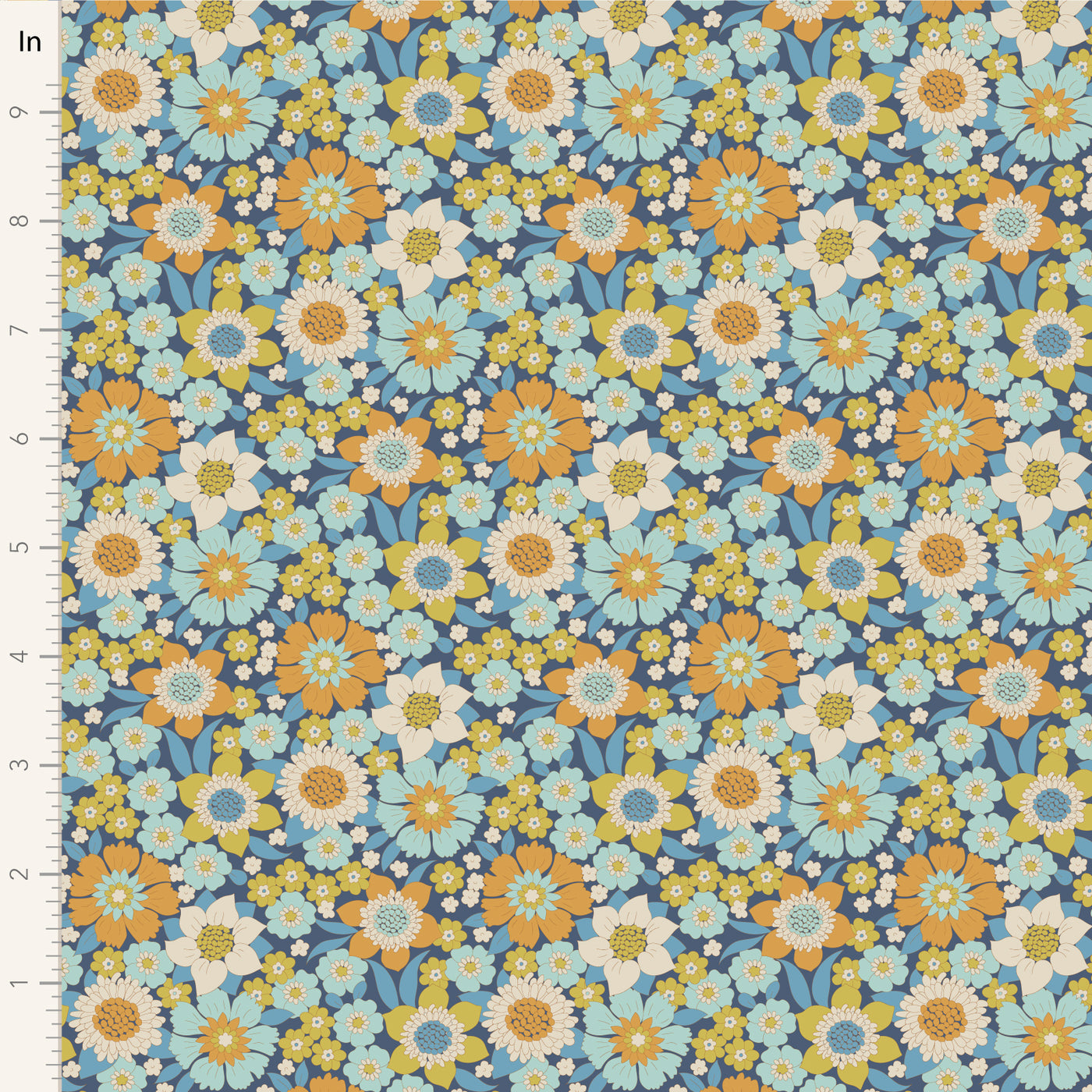 Tilda Wallflower ~ Lauren ~ 100603 Blue