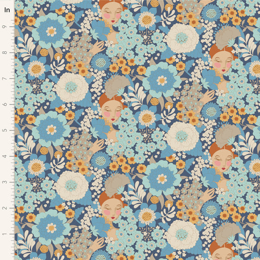 Tilda Wallflower ~ Wallflower ~ 100607 Blue